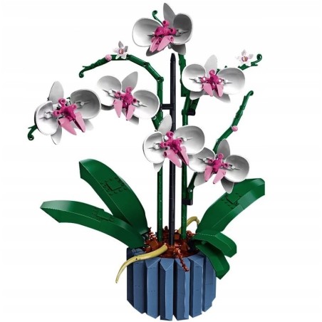 Klocki Konstrukcyjne Orchidea Kwiaty Storczyk 606 el.