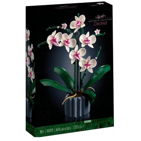 Klocki Konstrukcyjne Orchidea Kwiaty Storczyk 606 el.