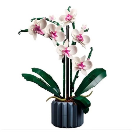 Klocki Konstrukcyjne Orchidea Kwiaty Storczyk 606 el.