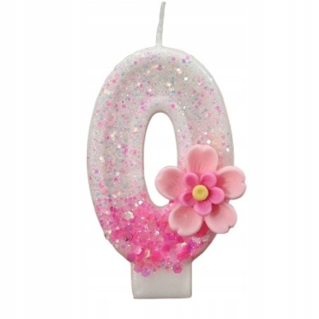 Swieczka Urodzinowa Na Tort / KWIATUSZEK / Swieczki na Urodziny / CY