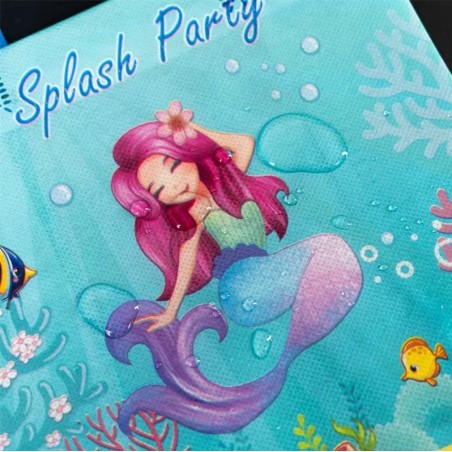 Torebki prezentowe Syrenki Mermaid Urodziny Party 23x22cm 4 szt