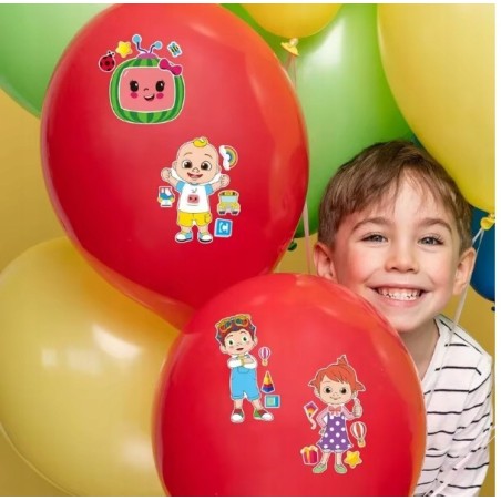 Wyklejanka manualna dla dzieci Cocomelon Naklejka Naklejki 16 szt