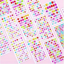 Diamenciki diamenty naklejki na twarz krysztalki 3D gwiazdki stars 2