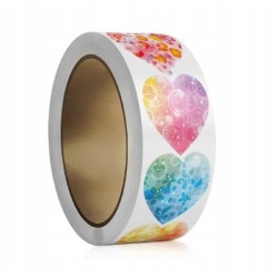 Naklejki Serca Walentynki Valentine's Day Etykieta Dekoracyjna 500 s 2