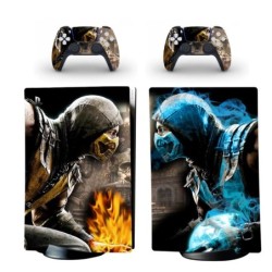 Naklejki Skorki na PlayStation 5 oraz Pady Motyw Mortal Kombat