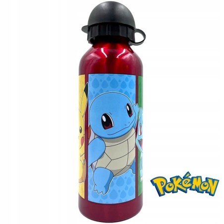 Bidon, butelka Pokemon Aluminiowa 500ml czerwony