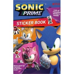 Kolorowanka z naklejkami SONIC PRIME / naklejki SONIC