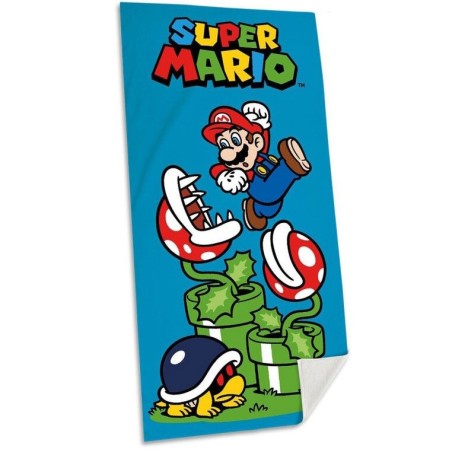 Recznik kapielowy plazowy bawelniany 70x140 SUPER MARIO Produkt na l