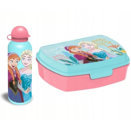 Lunch box + Bidon Kraina Lodu / Frozen / śniadaniówka / Produkt na Licencji