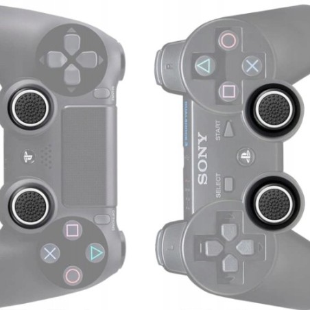 Gripy Nakładki do pada PS3 PS4 PS5 Xbox Gumki Analog Czarny, Biały 4x