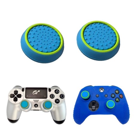 Gripy Nakladki do pada PS3 PS4 PS5 Xbox Gumki Analog Niebieski, Ziel