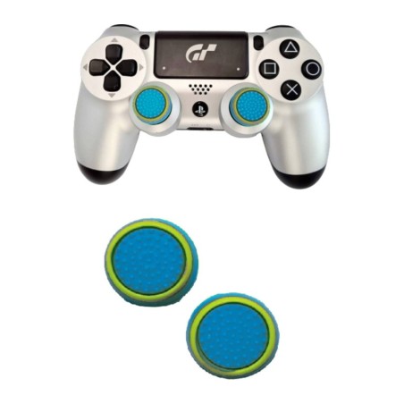 Gripy Nakładki do pada PS3 PS4 PS5 Xbox Gumki Analog Niebieski, Zielony 4x