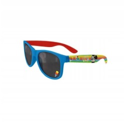 Okulary przeciwsloneczne Mickey dla dzieci UV 400 niebiesko czerwone