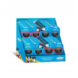 Okulary przeciwsloneczne Mickey dla dzieci UV 400 niebiesko czerwone 2