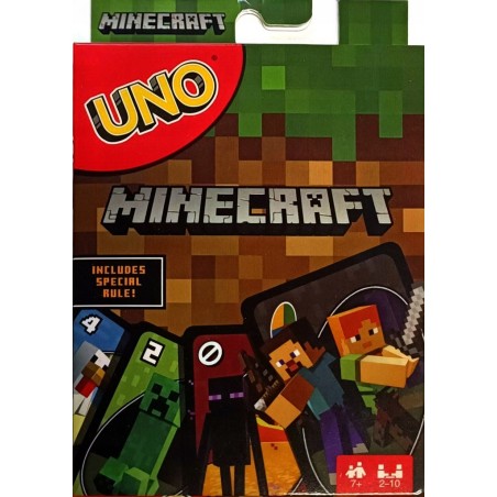 Karty UNO Minecraft Gra Karciana dla Milosnikow Minecrafta