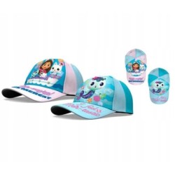 Czapka z daszkiem / dziecieca / Koci Domek Gabi / rozmiar 52 cm / ba