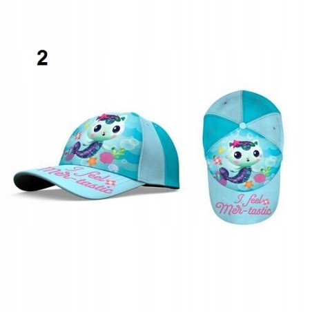 Czapka z daszkiem / dziecięca / Koci Domek Gabi / rozmiar 52 cm / bawełna