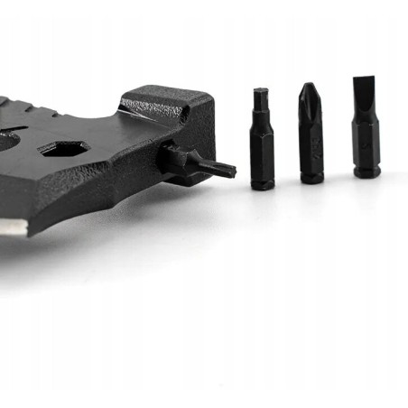 Multitool / Toporek / Zestaw narzędzi / Młotek / Survivalowy / 14w1