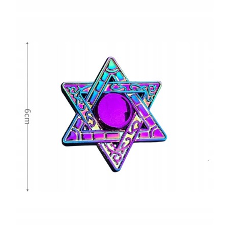 Spinner / Fidget / gadżet antystresowy / kolorowy / gwiazda / star