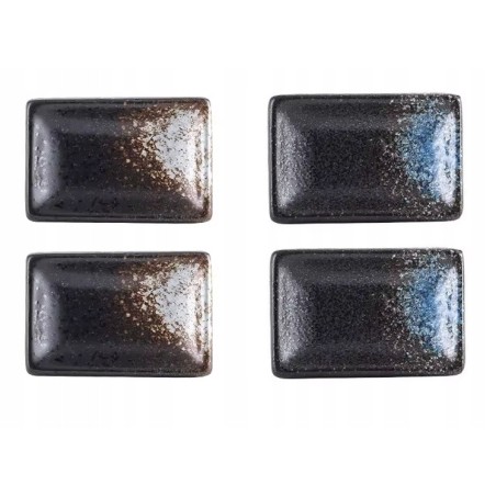 Prostokatna miseczka do sosu sojowego / Sushi / Spodek / Ceramiczna 