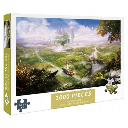 Puzzle 1000 el. Latajace Miasto / Fantasy "City in the Sky" / 500x75